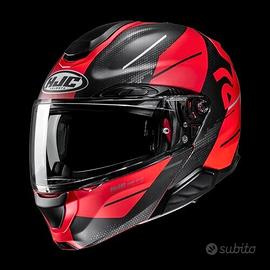 CASCO MODULARE HJC RPHA 91 BLAT RED