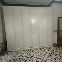 Armadio 6 ante con comò e comodini 