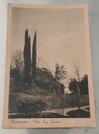 Cartolina storica, 1937. Villa Querini, Pordenone 