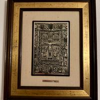 Quadro su lamina d’argento “la pace del duca orso”