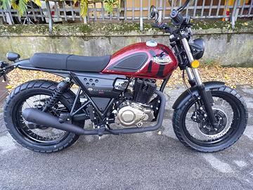 Promo nuova scrambler fb.mondial spartan 250 rossa