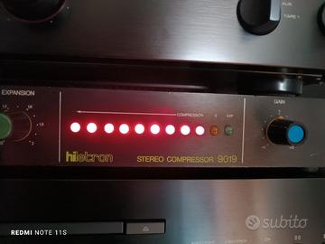 Hiletron Stereo Compressor 9019 Uso Hi-Fi Stereo 