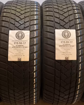 4 GOMME 215 55 17 GT RADIAL A67501