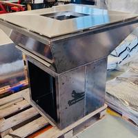 Griglia Barbecue XXL in acciaio corten e inox
