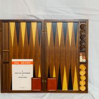 Elegante Backgammon in legno radica noce DalNegro