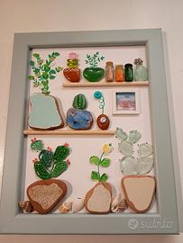 Quadretto artigianale naif 