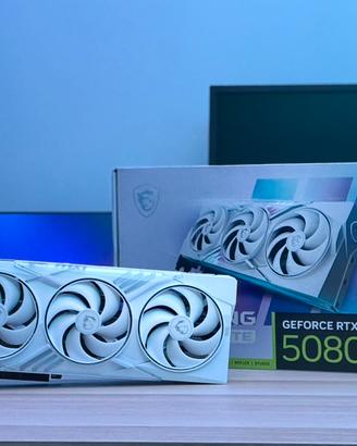 MSI GeForce RTX 5080 16G GAMING TRIO OC WHITE
