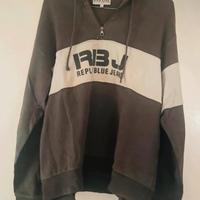 Felpa Replay Tg L originale grigia uomo