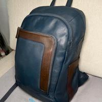 Zaino piquadro pelle blu