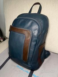 Zaino piquadro pelle blu
