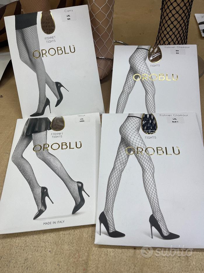 Confezione Da 10 Calze Autoportanti Oroblu Bas Chic Up 15 Den – Bordo In Pizzo 6 Cm, Senza Ferretto
