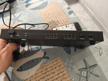 Matrice HDMI con 4 ingressi e 2 uscite