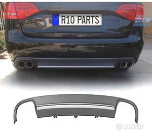 DIFFUSORE AUDI A4 B8 07-11 LOOK S4
