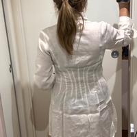 Vestito scamiciato lino bianco Intrend