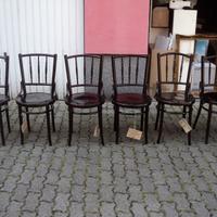 6 sedie depoca thonet restaurate