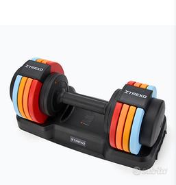 manubri regolabili sino a 24.5 kg