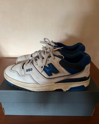 New Balance 550 blue/white taglia 39/40