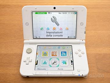 NINTENDO 3DSXL BIANCO PERFETTO CON BOX ORIGINALE