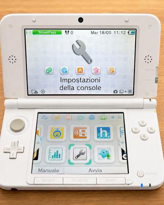 NINTENDO 3DSXL BIANCO PERFETTO CON BOX ORIGINALE