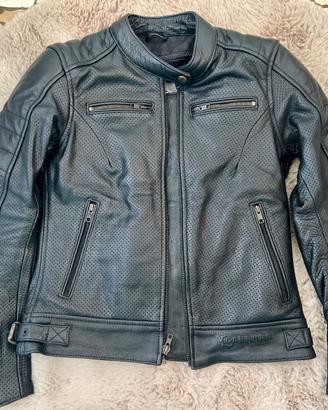 Giacca Moto Donna Vera Pelle Carburo Solaris Lady