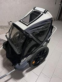 Carrello porta bimbi o cani da bici