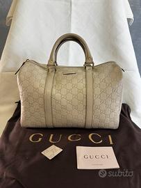 Borsa bauletto Gucci in pelle