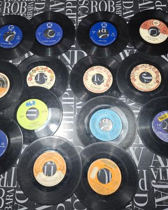 Lotto di 14 vinili 45 giri per bambini (anni 70)