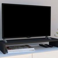 Henor Supporto per monitor Tv Legno grigio grafite