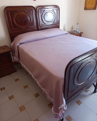 ANTOCO LETTO MATRIMONIALE IN FERRO DECORATO