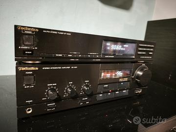 🎵technics amplificatore e radio 