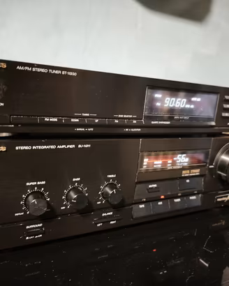 🎵technics amplificatore e radio 