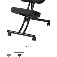 sedia con appoggio per ginocchia