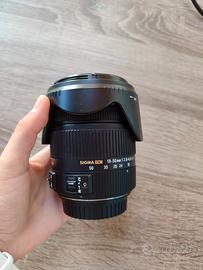 obiettivo grandangolo 18-50 mm