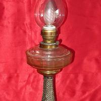 Lampada lume da antica lucerna a petrolio fine Ott