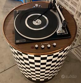 Giradischi vintage ditta MILANI, “IL BIDONE “
