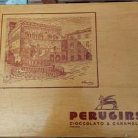 Scatola di legno vintage "Perugina"