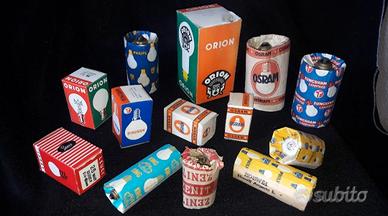 13 VECCHIE LAMPADINE LAMPADE VINTAGE 