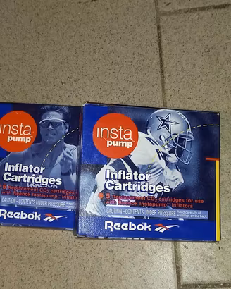 Reebok Instapump Inflator + cartridges originale