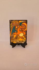 Pokémon●Charizard V 017 Astri lucenti●legno●FanArt
