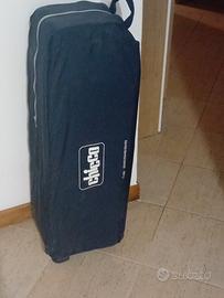 Lettino da campeggio con materasso e cuscini