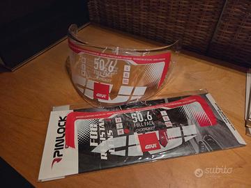 visiera givi  hps full face 50.6  e pinlock  nuovi