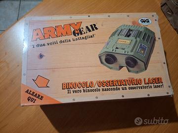 Army Gear Binocolo Giocattolo Anni 80 GIG