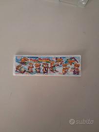 Cartina collezione Kinder Happy Rabbits