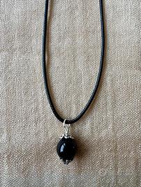 collana cordoncino coccu kokku onice portafortun