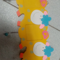 Appendino in legno cameretta 3 ganci e portafoto