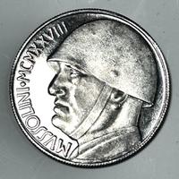 Moneta 20 lire epoca Mussolini