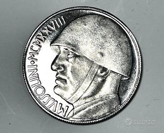 Moneta 20 lire epoca Mussolini