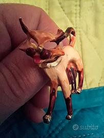 Spilla vintage gatto siamese