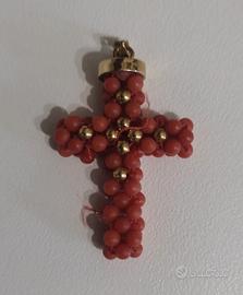 Crocetta per collana con oro