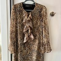 Angela Davis vestito animalier taglia 40